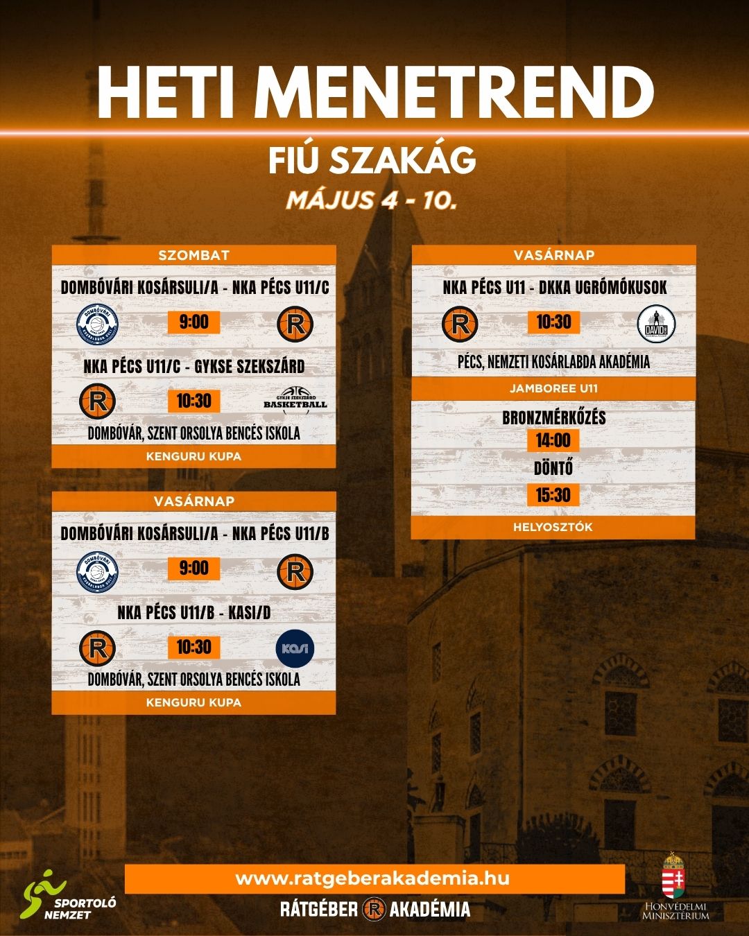 	Akadémia heti program ( május 4-10.)