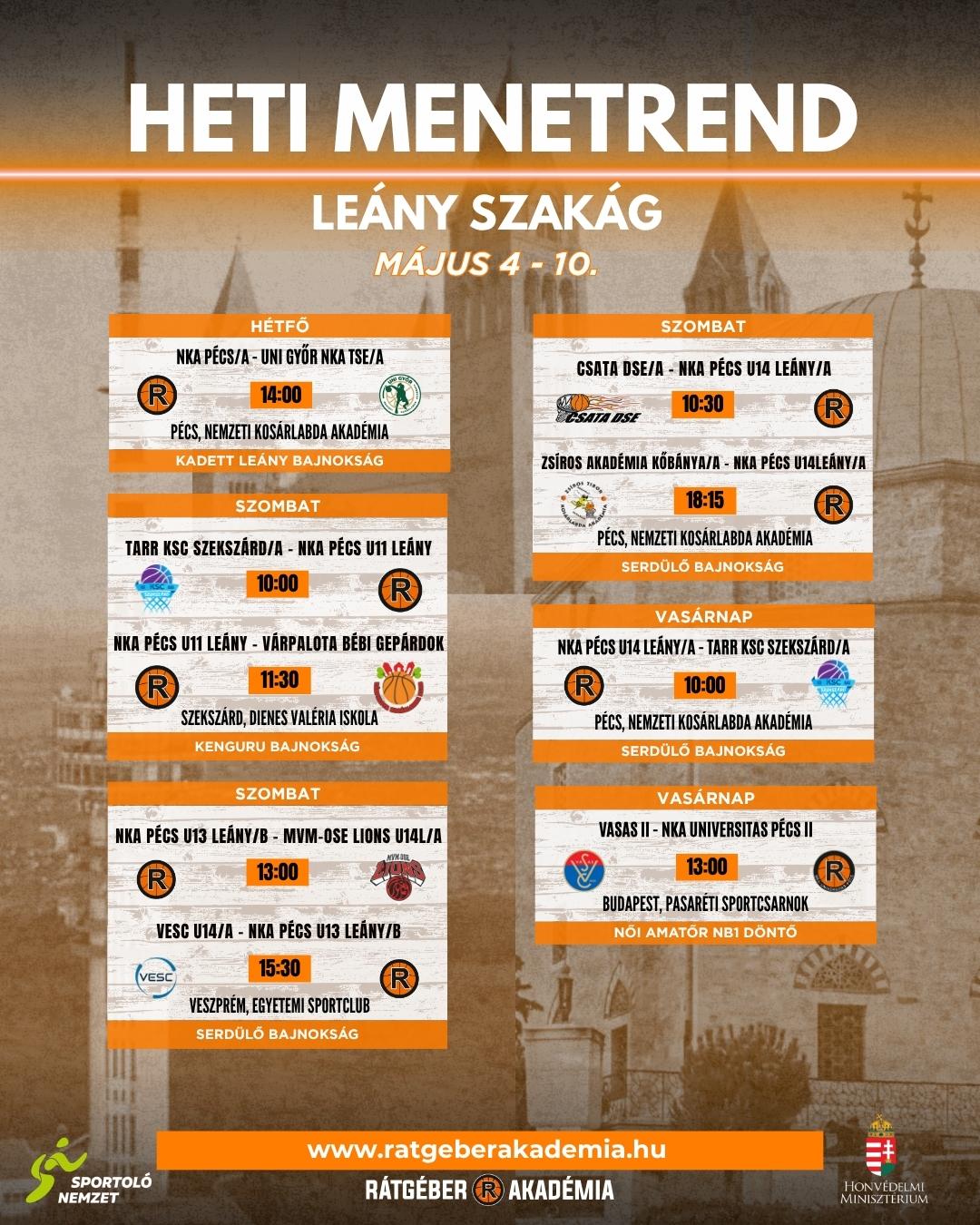 	Akadémia heti program ( május 4-10.)