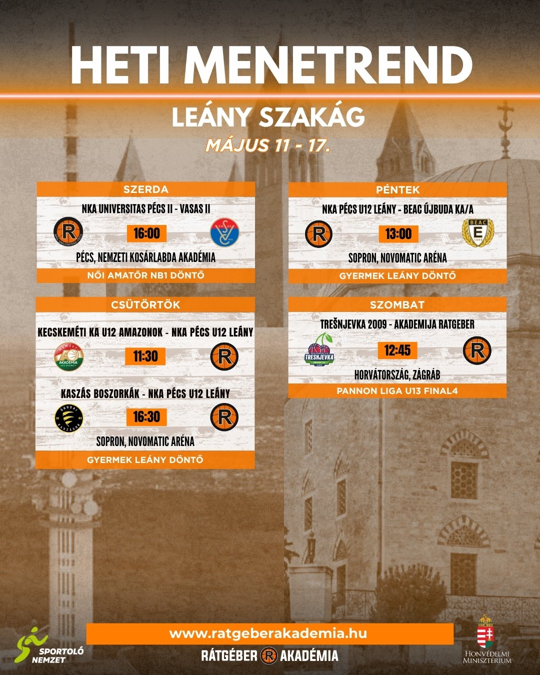 Akadémia heti program ( május 11-17.)