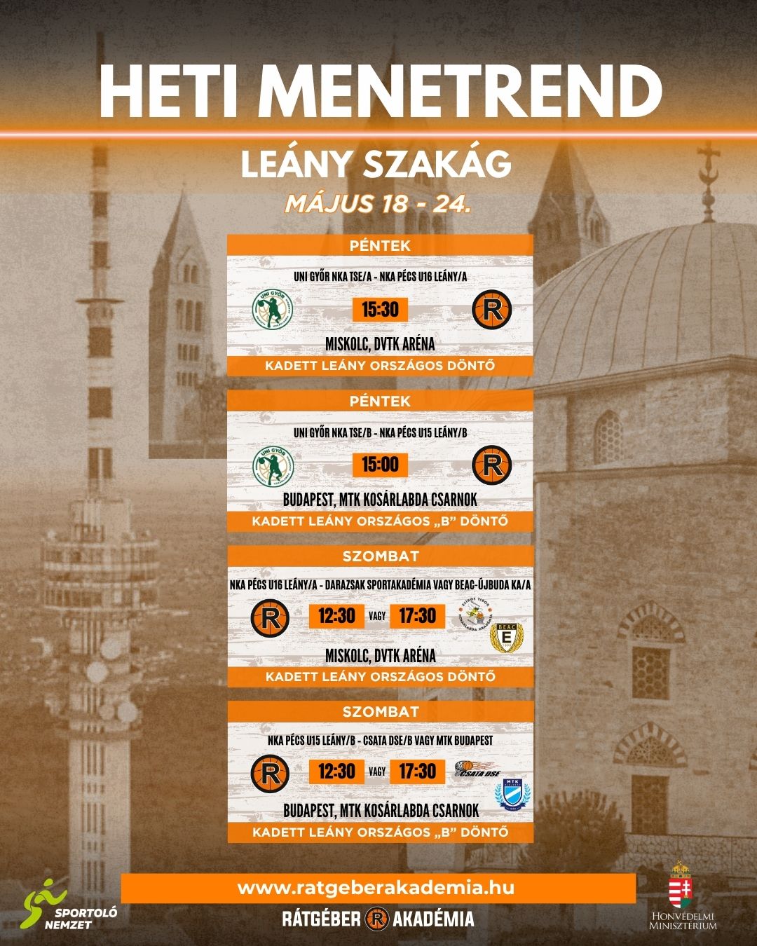 Akadémia heti program ( május 18-24.)