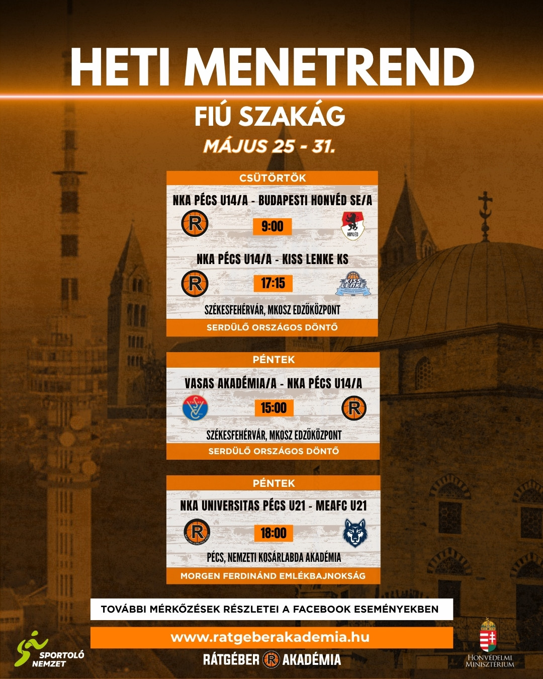 Akadémia heti program ( május 25-31.)