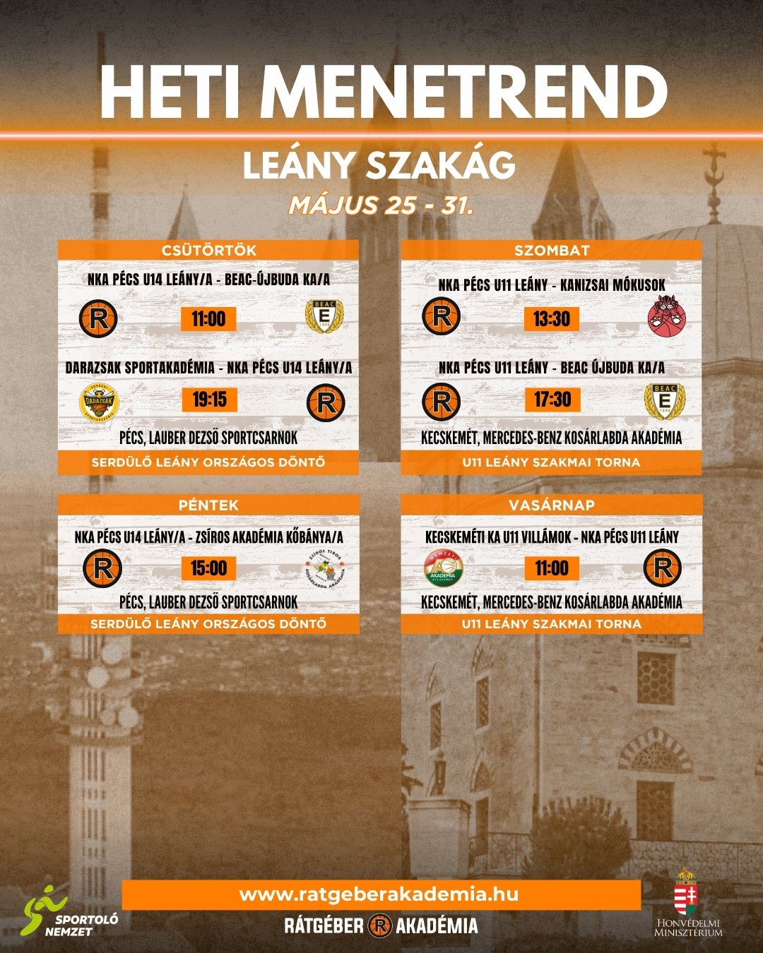 Akadémia heti program ( május 25-31.)