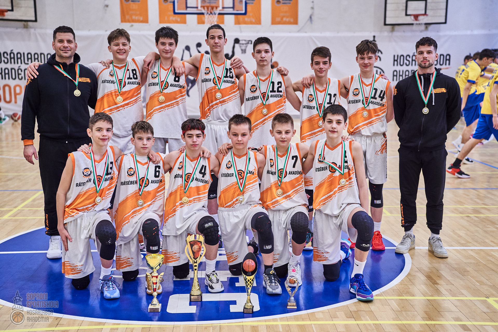 U14-es csapatkép a soproni fordulóról