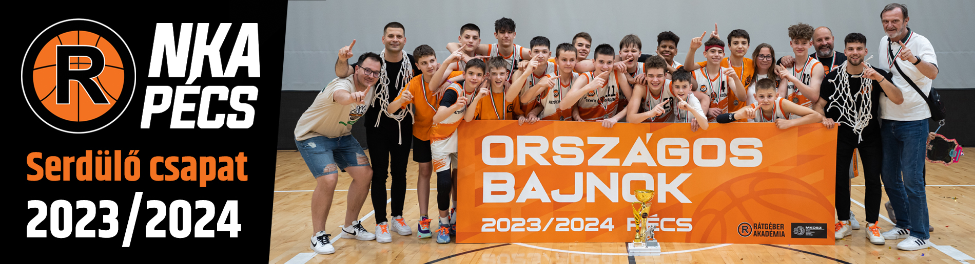 Az egész éves munkája megkoronázásaként megnyerte a bajnokságot serdülő csapatunk!