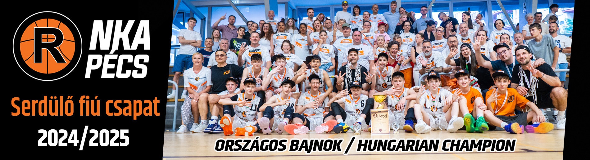 A serdülő fiúkat most sem lehetett megállítani, ebben a szezonban is ők lettek a bajnokok!